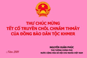 Thu_tuong_gui_thu_chuc_mung_Tet_co_truyen_Chol_Chnam_Thmay_nam_2018