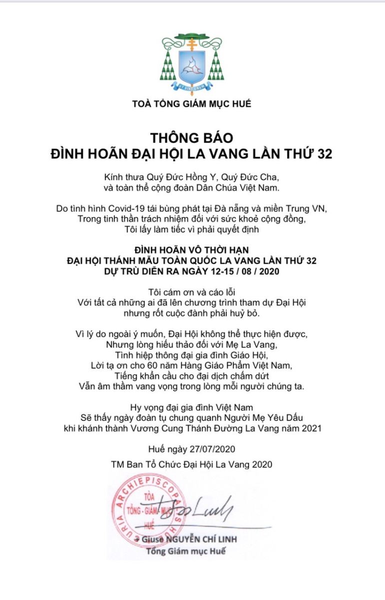 Dinh_hoan_vo_thoi_han_Dai_hoi_Thanh_Mau_La_Vang